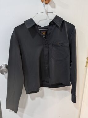 Lee Black Button-Up Long Sleeve Shirt NWT